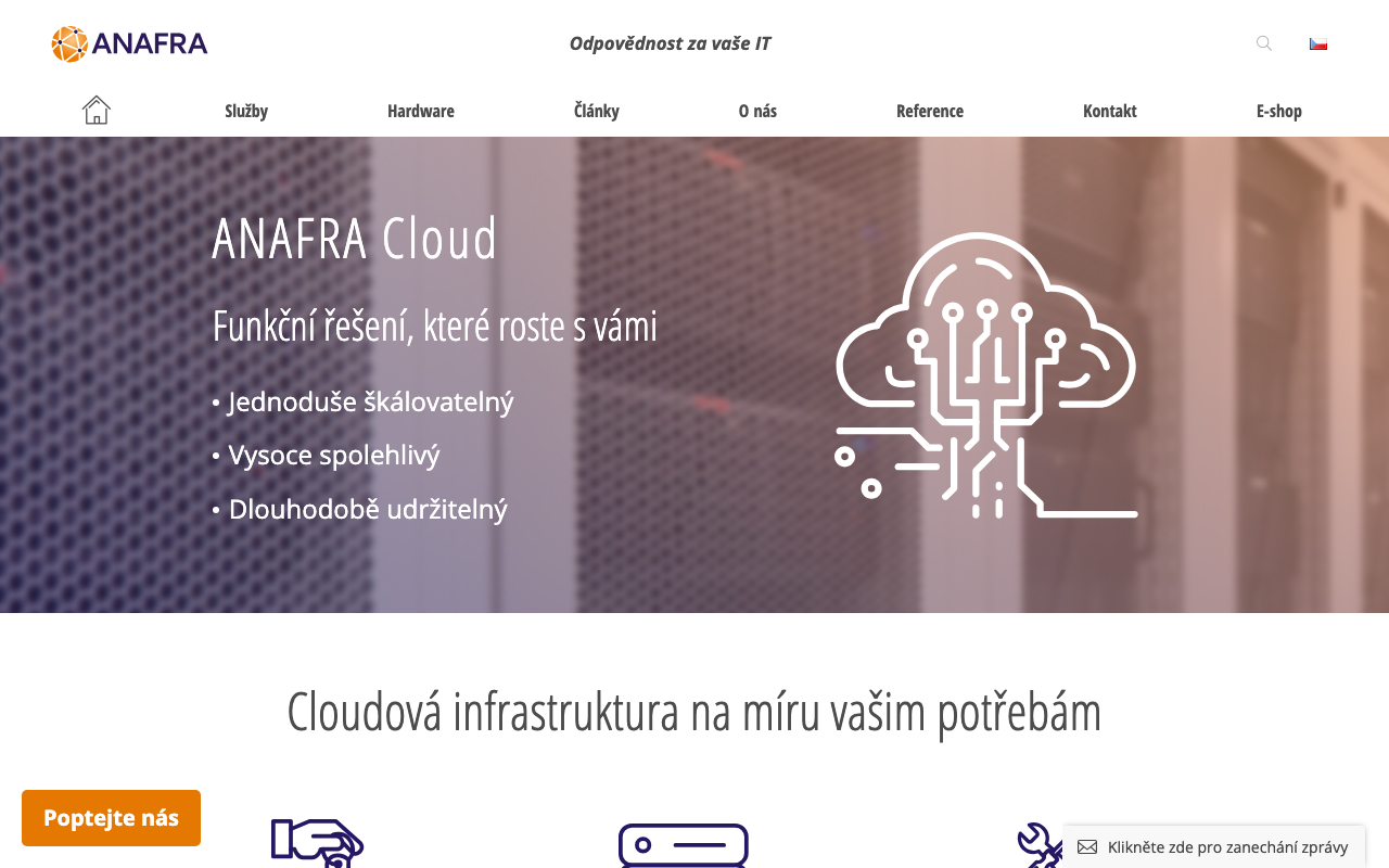 ANAFRA Cloud screenshot