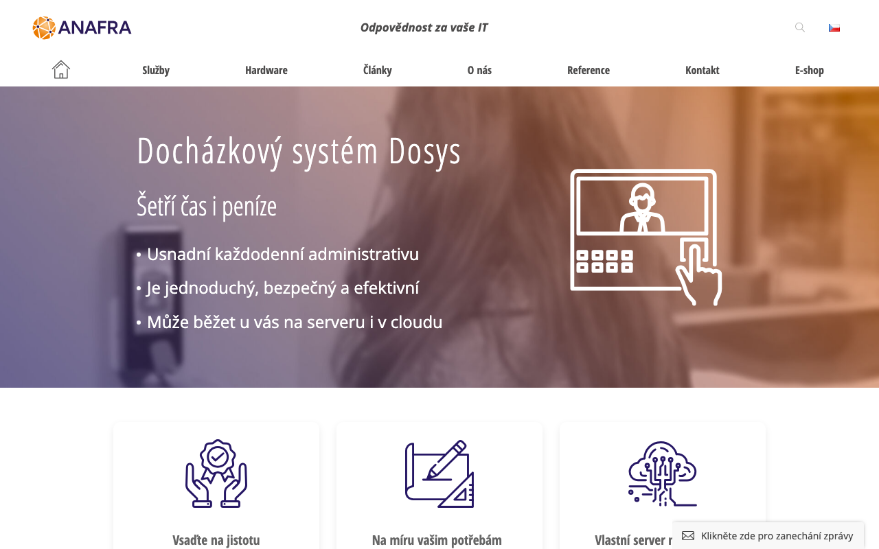 ANAFRA Dosys screenshot